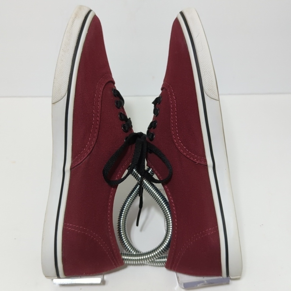 Vans off the wall burgendy red athletic sneaker women's size 6.5 men's 5 - Picture 5 of 14
